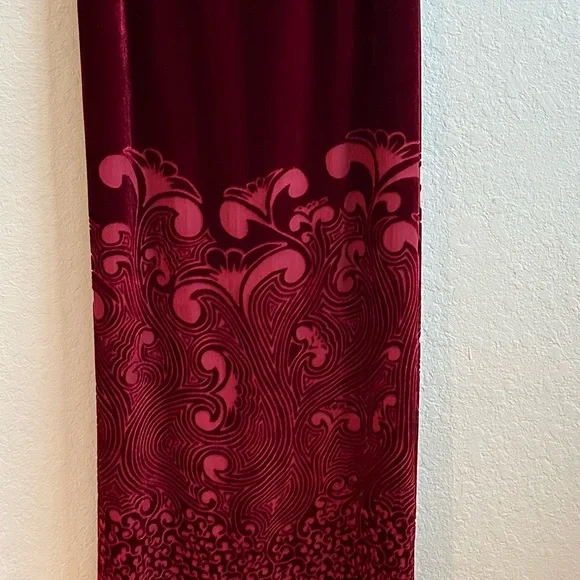 J PETERMAN vintage full length velvet sleeveless sheath - Picture 7 of 10